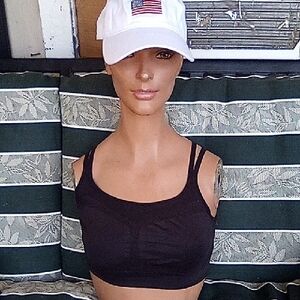 Black Criss Cross Sports Bra Size Small